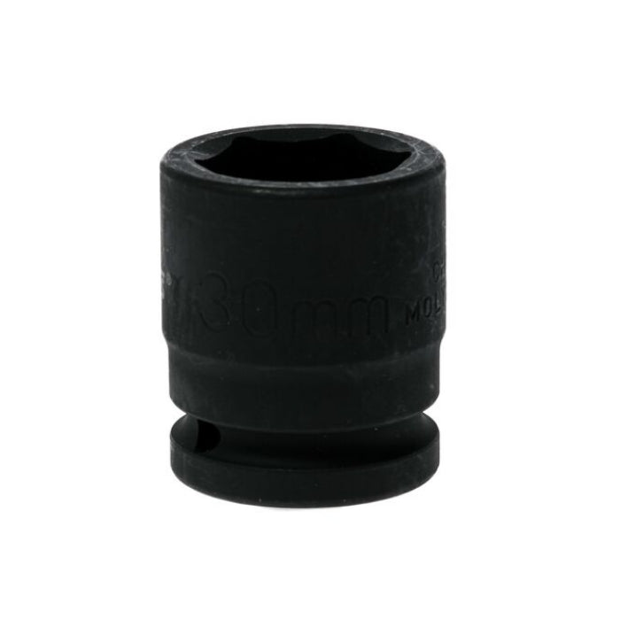 Black Teng Tools 3/4" Hex Impact Socket with engraving of tool details on the side, bare tool on a white background
