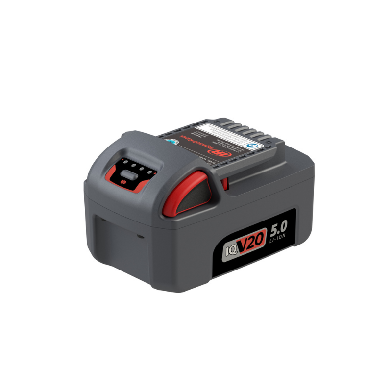 Grey Ingersoll Rand Compact Battery Pack on a white background