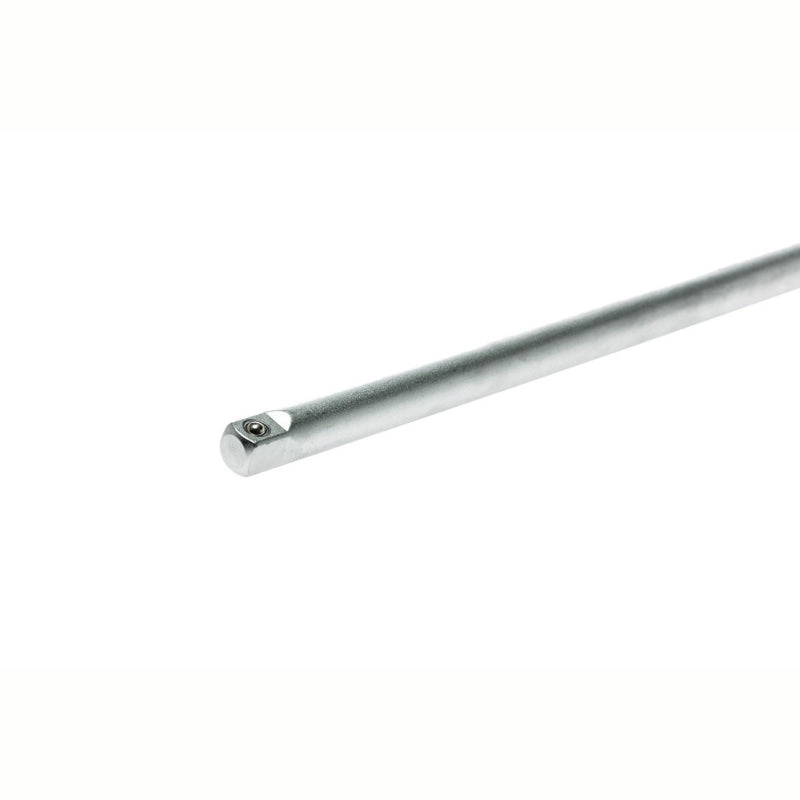 Silver Teng Tools 3/8" Extension Bar with engraving of tool details on the side, bare tool