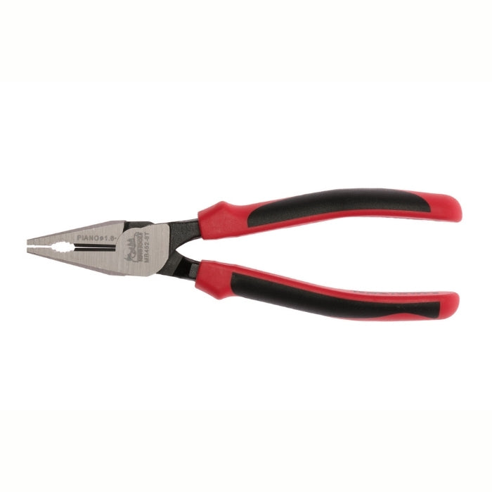 Teng Tools Heavy Duty Combination Pliers with red and black handle, on a white background