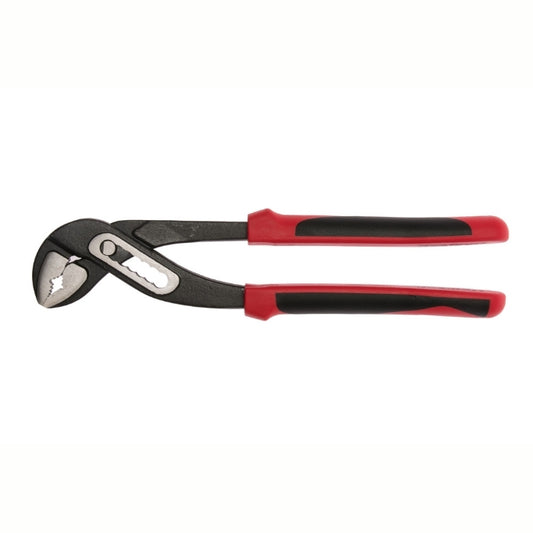 Teng Tools Water Pump Pliers with red and black handle on a white background