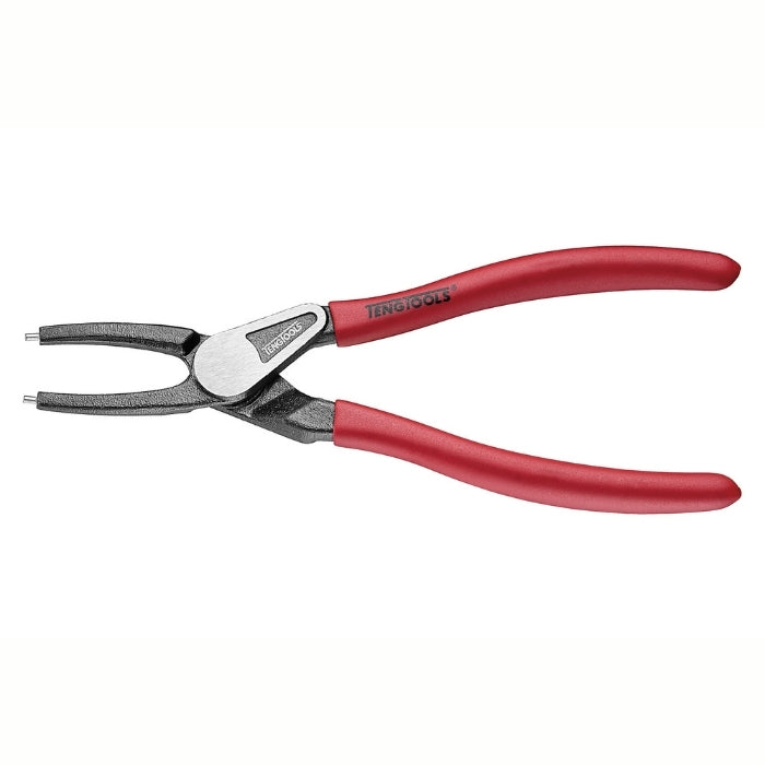 Teng Tools Circlip Pliers with red handle on a white background