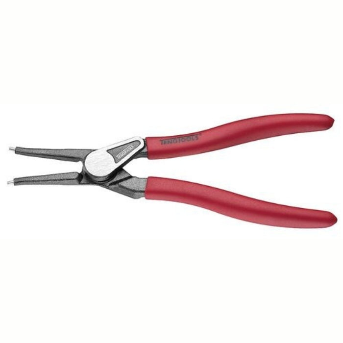 Teng Tools Circlip Pliers with red handle on a white background