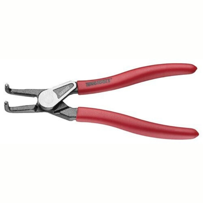 Teng Tools Circlip Pliers with red handle on a white background