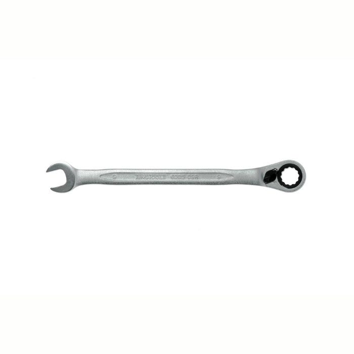 Silver Teng Tools Combination Spanner with engraving of the tool details on the side, bare tool 