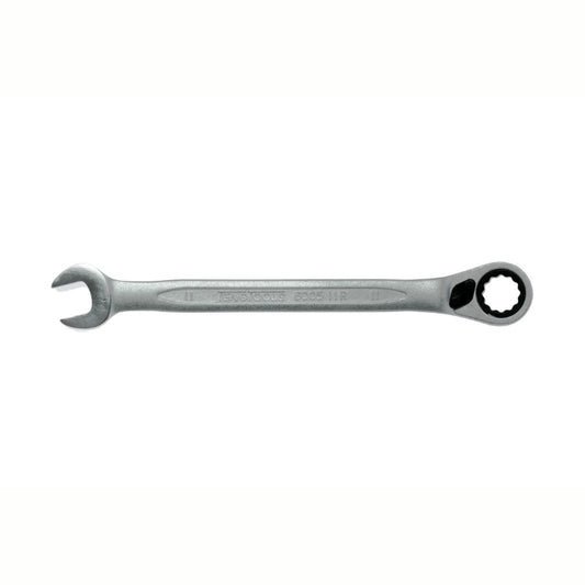 Silver Teng Tools Combination Spanner with engraving of the tool details on the side, bare tool 