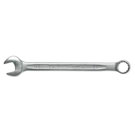 Silver Teng Tools Combination Spanner with engraving of the tool details on the side, bare tool 