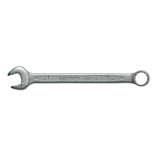 Silver Teng Tools Combination Spanner with engraving of the tool details on the side, bare tool 