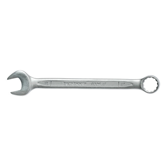 Silver Teng Tools Combination Spanner with engraving of the tool details on the side, bare tool 