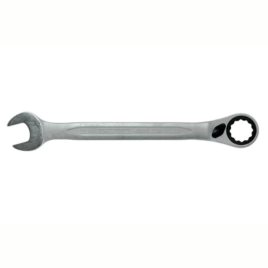Silver Teng Tools Combination Spanner with engraving of the tool details on the side, bare tool 