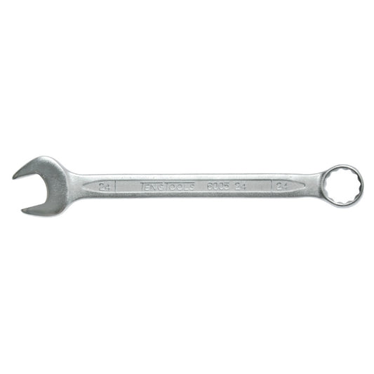 Silver Teng Tools Combination Spanner with engraving of the tool details on the side, bare tool 