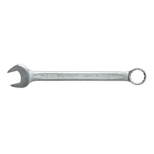 Silver Teng Tools Combination Spanner with engraving of the tool details on the side, bare tool 