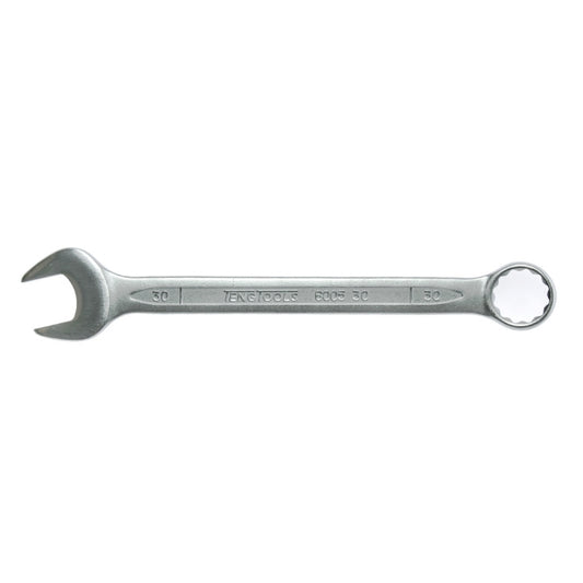 Silver Teng Tools Combination Spanner with engraving of the tool details on the side, bare tool 
