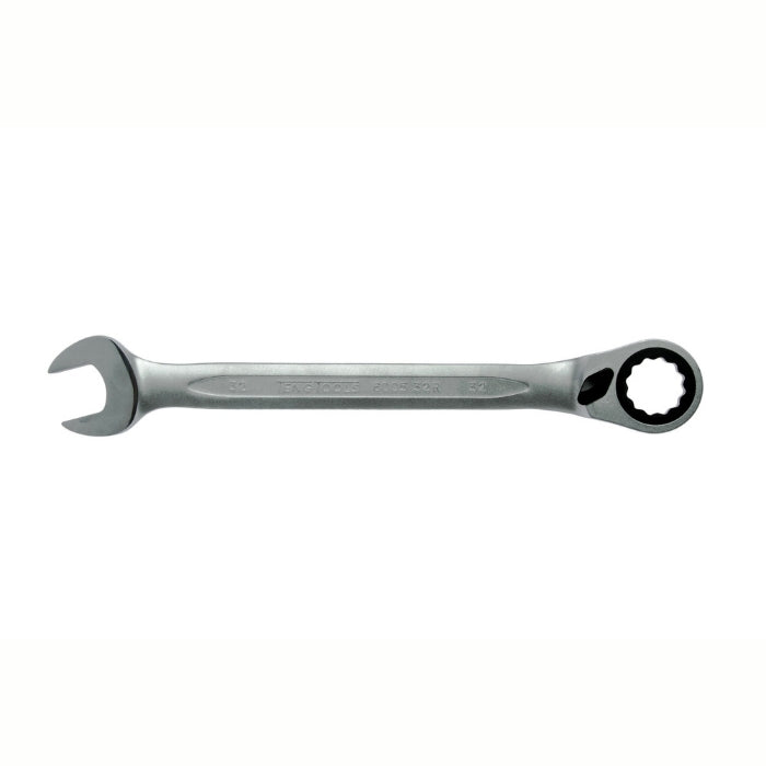 Silver Teng Tools Combination Spanner with engraving of the tool details on the side, bare tool 