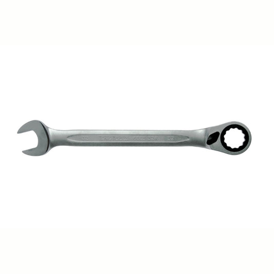 Silver Teng Tools Combination Spanner with engraving of the tool details on the side, bare tool 