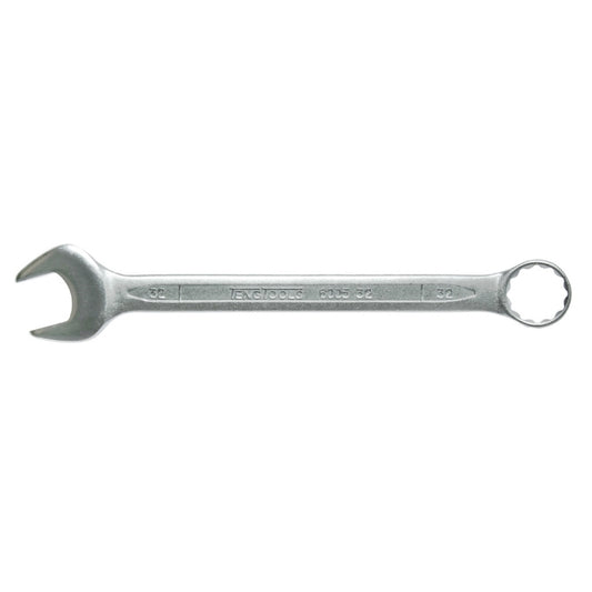 Silver Teng Tools Combination Spanner with engraving of the tool details on the side, bare tool 