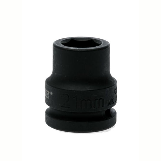 Black Teng Tools 3/4" Hex Impact Socket with engraving of tool details on the side, bare tool 