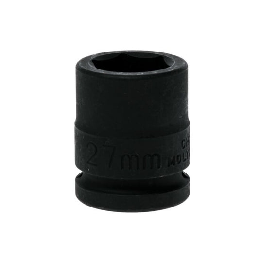 Black Teng Tools 3/4" Hex Impact Socket with engraving of tool details on the side, bare tool 