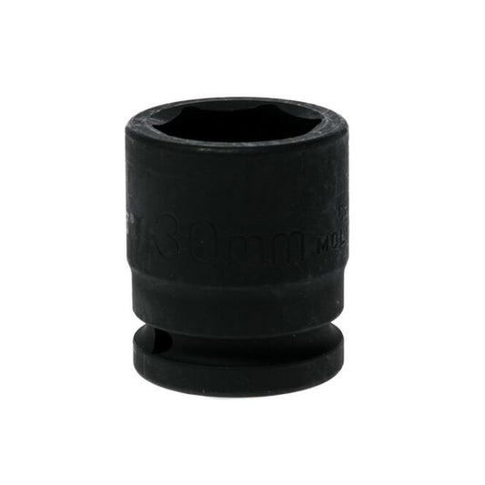 Black Teng Tools 3/4" Hex Impact Socket with engraving of tool details on the side, bare tool 