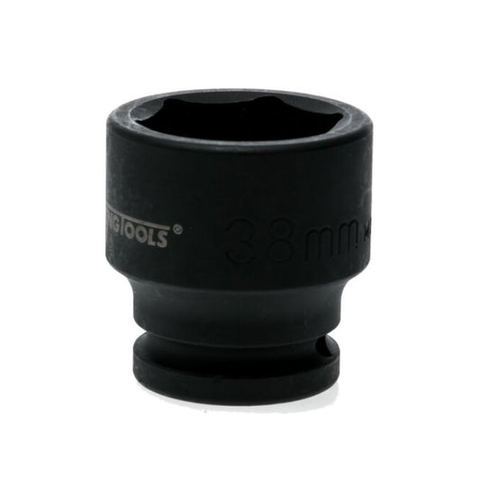 Black Teng Tools 3/4" Hex Impact Socket with engraving of tool details on the side, bare tool 