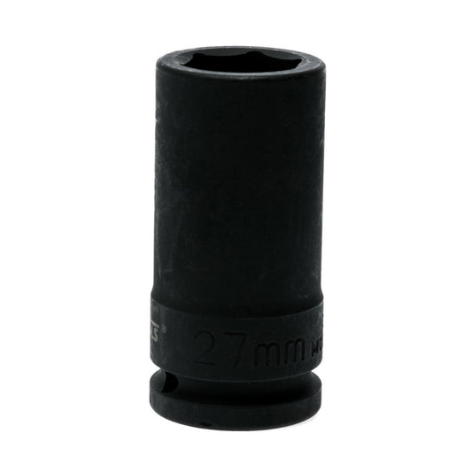 Black Teng Tools 3/4" Deep Impact Socket with engraving of tool details on the side, bare tool 