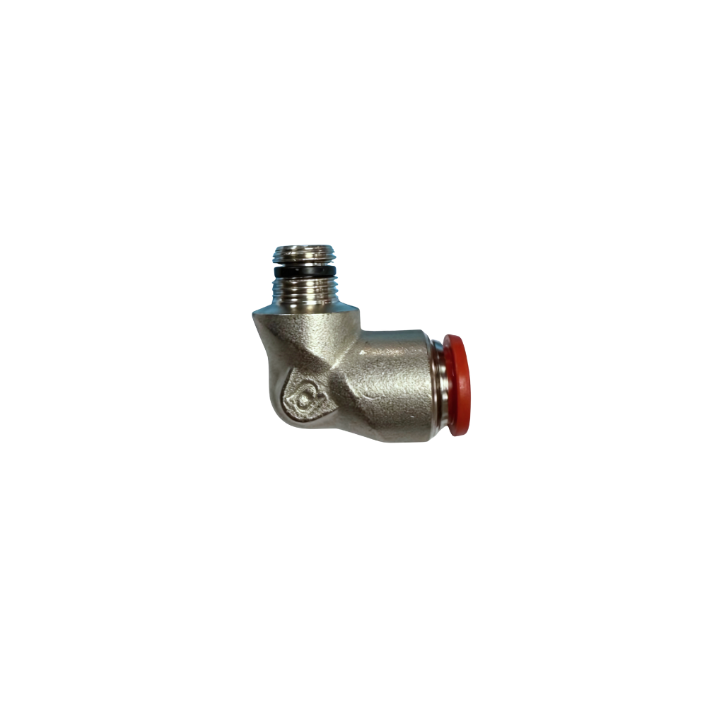 12mm OD x 1/4" BSPT Push In Fixed Elbow Fitting A5100-1214