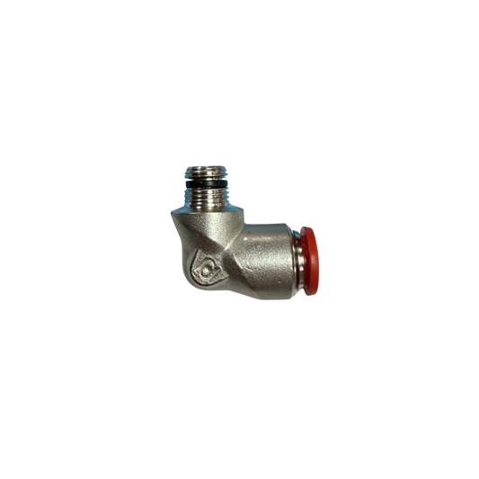 12mm OD x 1/4" BSPT Push In Fixed Elbow Fitting A5100-1214