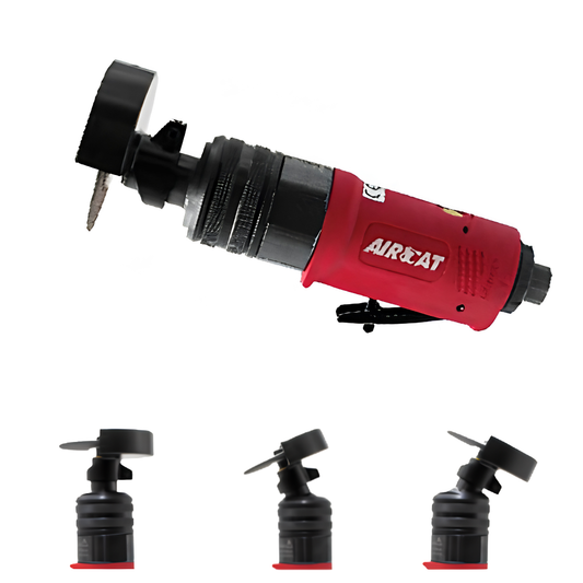 AIRCAT 6530 flex head cut-off tool with 3 inch wheel for precision metal cutting