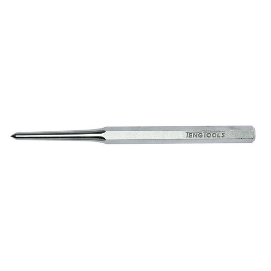 Silver Teng Tools Centre Punch with engraving of tool details on the side, 