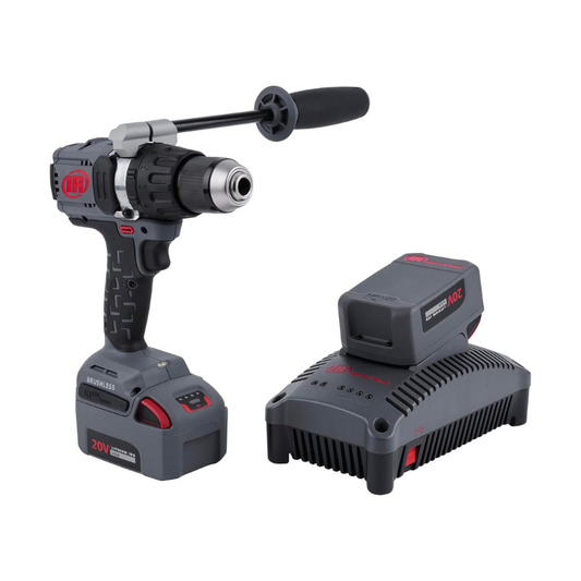 Ingersoll Rand D5241-K22-EU 20V hammer drill kit 13mm 1/2" inch brushless with batteries charger and handle