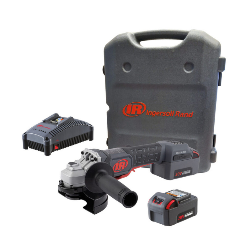 Ingersoll Rand G5351M-K22-EU 20V cordless angle grinder kit 115mm 125mm brushless with batteries and charger