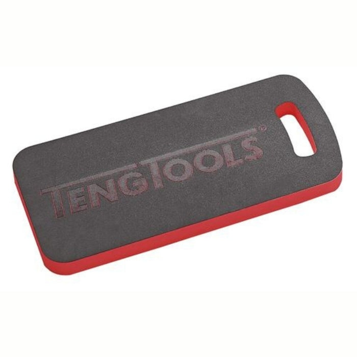 Red and Black Teng Tools Foam Kneeling Pad on a white background