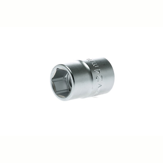 Silver Teng Tools 3/4" Socket 6 Point with engraving of tool details on the side, bare tool 