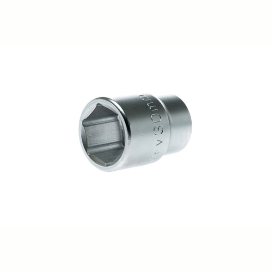 Silver Teng Tools 3/4" Socket 6 Point with engraving of tool details on the side, bare tool 