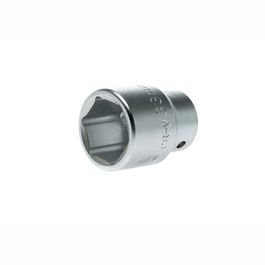 Silver Teng Tools 3/4" Socket 6 Point with engraving of tool details on the side, bare tool 