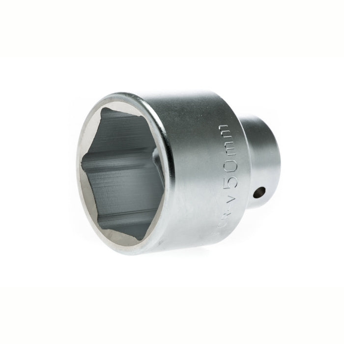 Silver Teng Tools 3/4" Socket 6 Point with engraving of tool details on the side, bare tool 