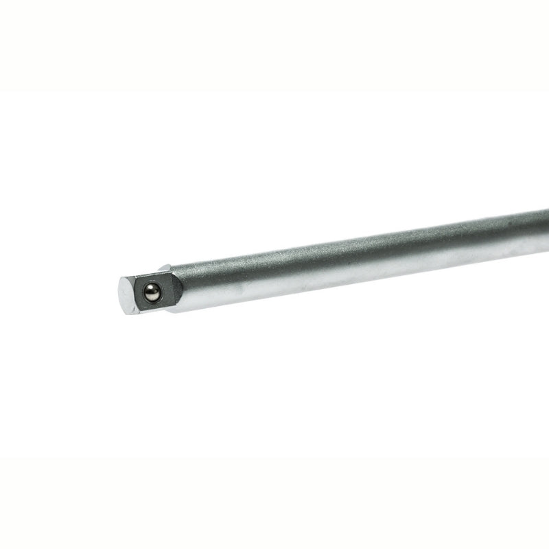 Silver Teng Tools 3/8" Extension Bar with engraving of tool details on the side, bare tool 