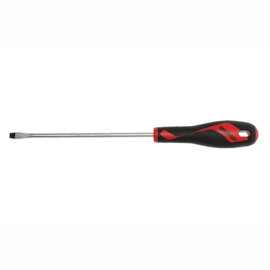 Teng Tools Flat Screwdriver with red and black handle 