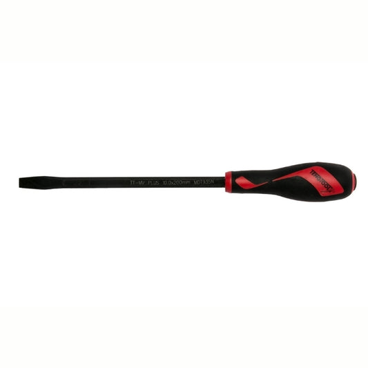 Teng Tools Flat Power Through Screwdriver with red and black handle 