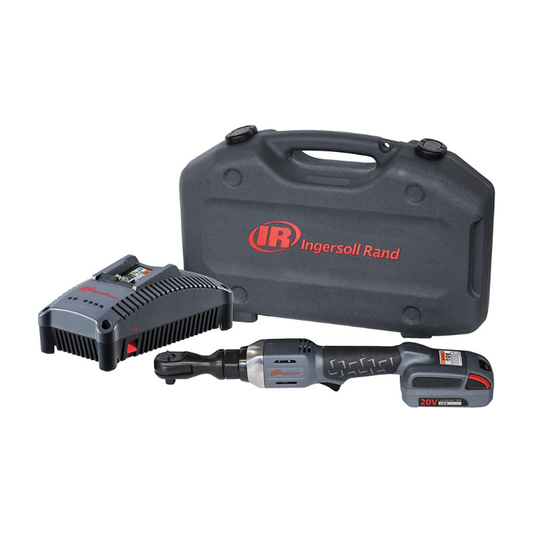 Ingersoll Rand R3150-K12-EU 20V 1/2 inch cordless ratchet kit with battery charger and storage case