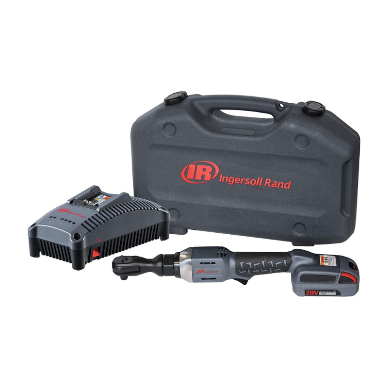 Ingersoll Rand R3150-K12-EU 20V 1/2 inch cordless ratchet kit with battery charger and storage case
