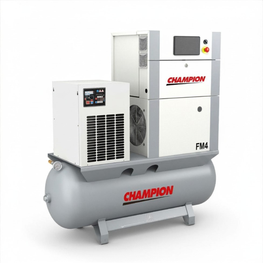 Champion FM4 screw air compressor unit 4kW high efficiency compressor
