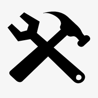 Tools icon showing professional-grade equipment for industrial use
